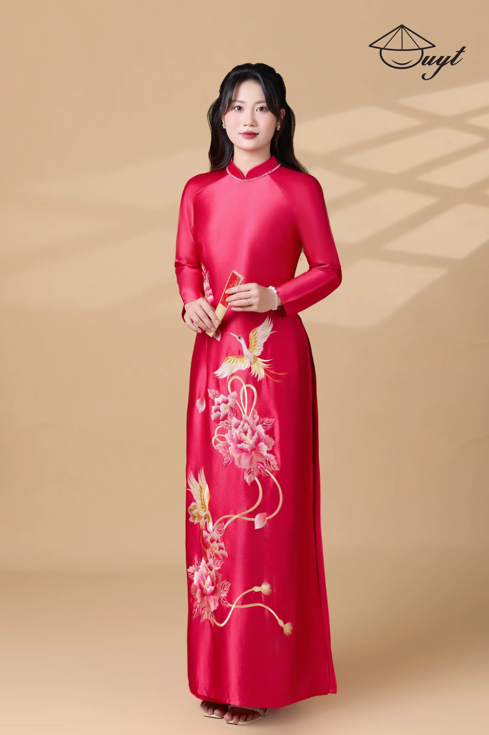 Áo dài hồng